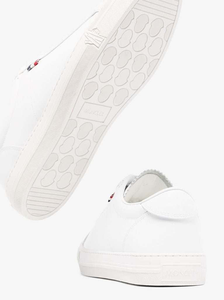 White New Monaco Leather Sneakers