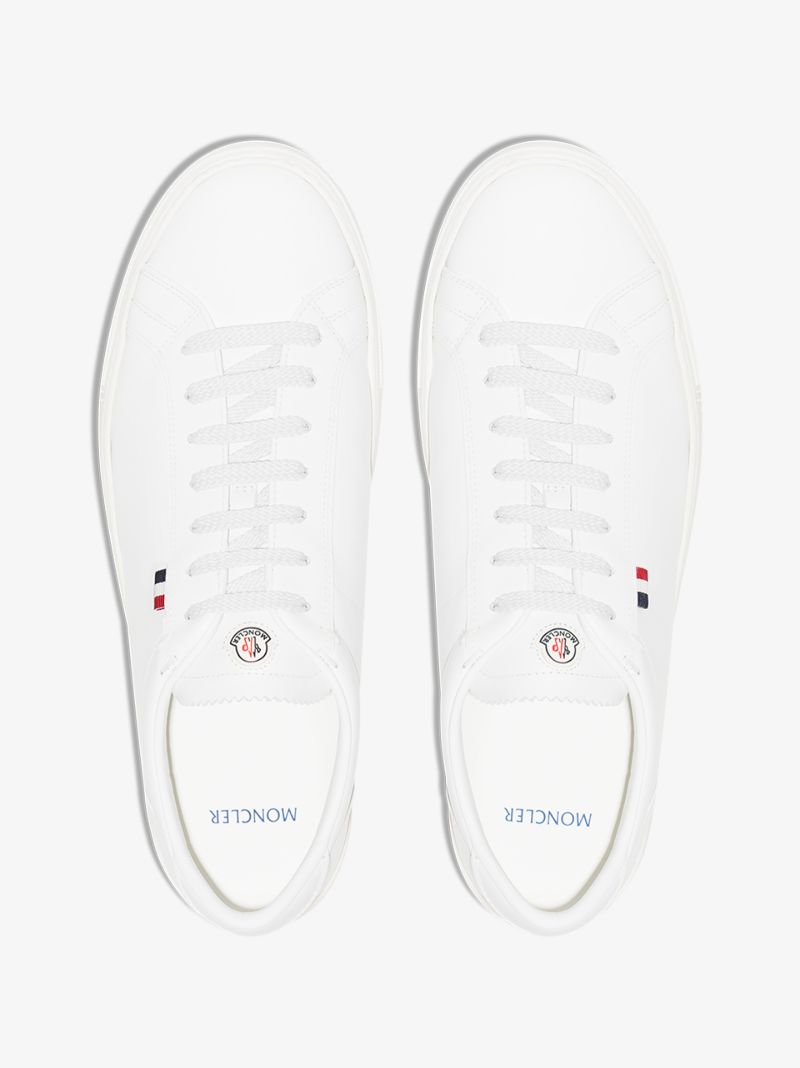 White New Monaco Leather Sneakers