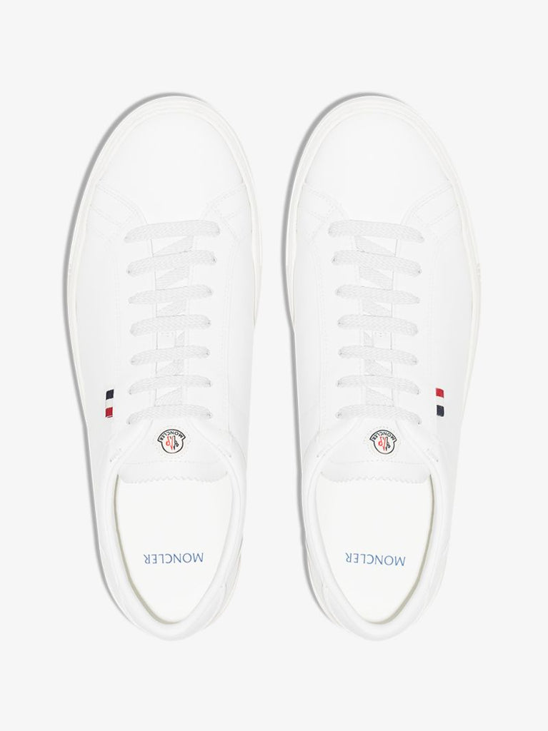 White New Monaco Leather Sneakers