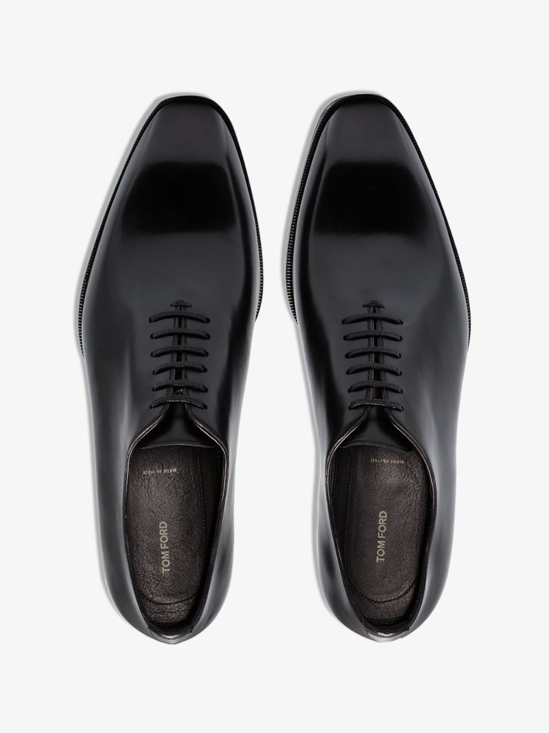 Black Elkan Oxford Shoes
