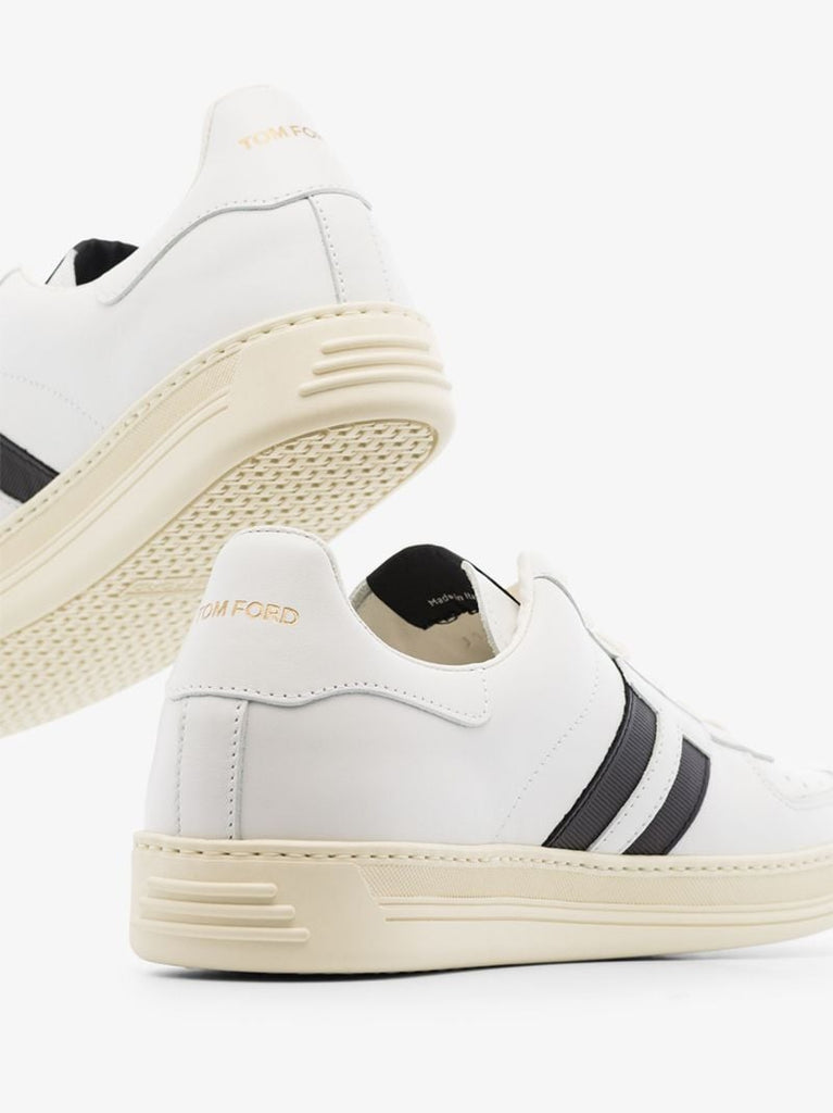 White Warwick Leather Tennis Sneakers