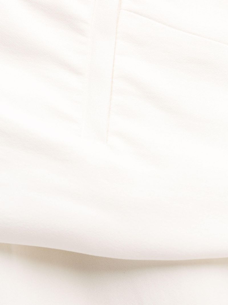White High-waist Tailored Trousers