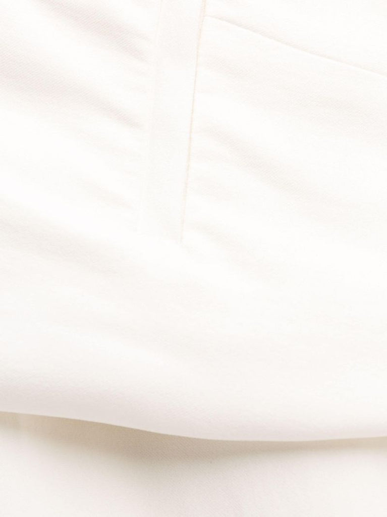 White High-waist Tailored Trousers