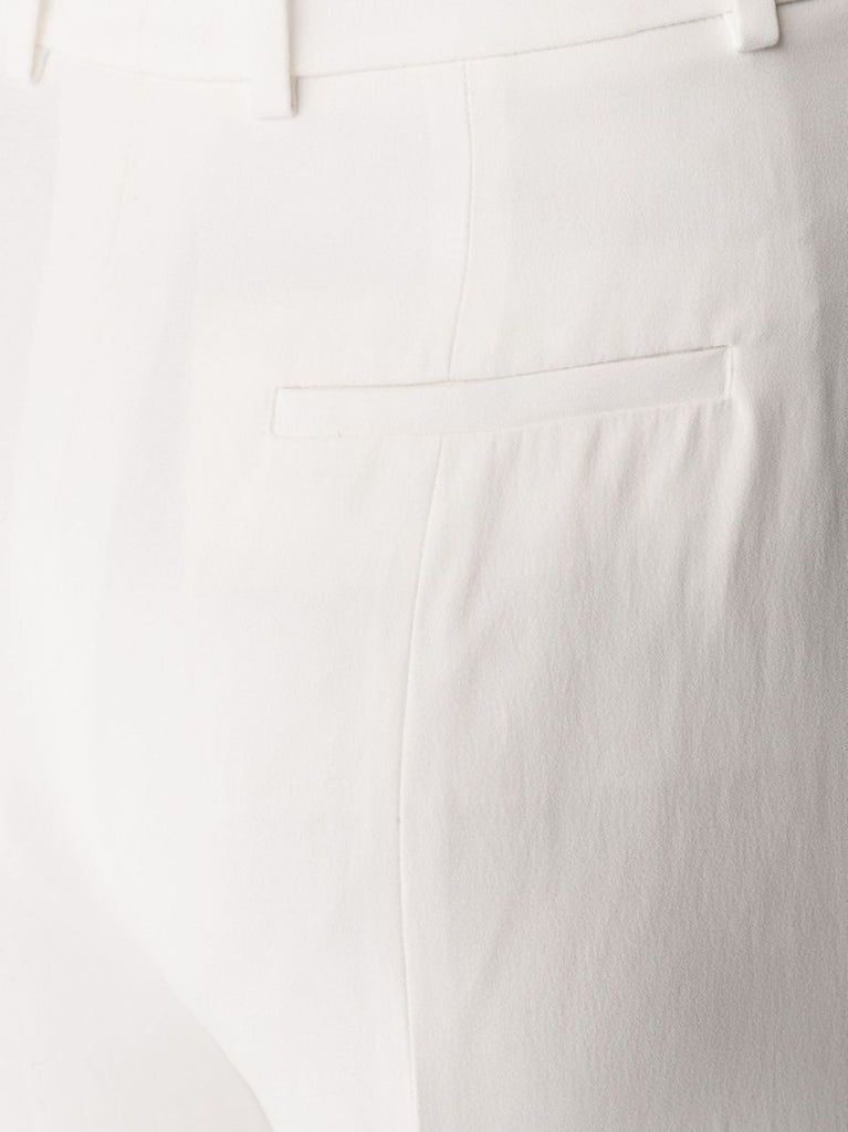 White High-waist Tailored Trousers