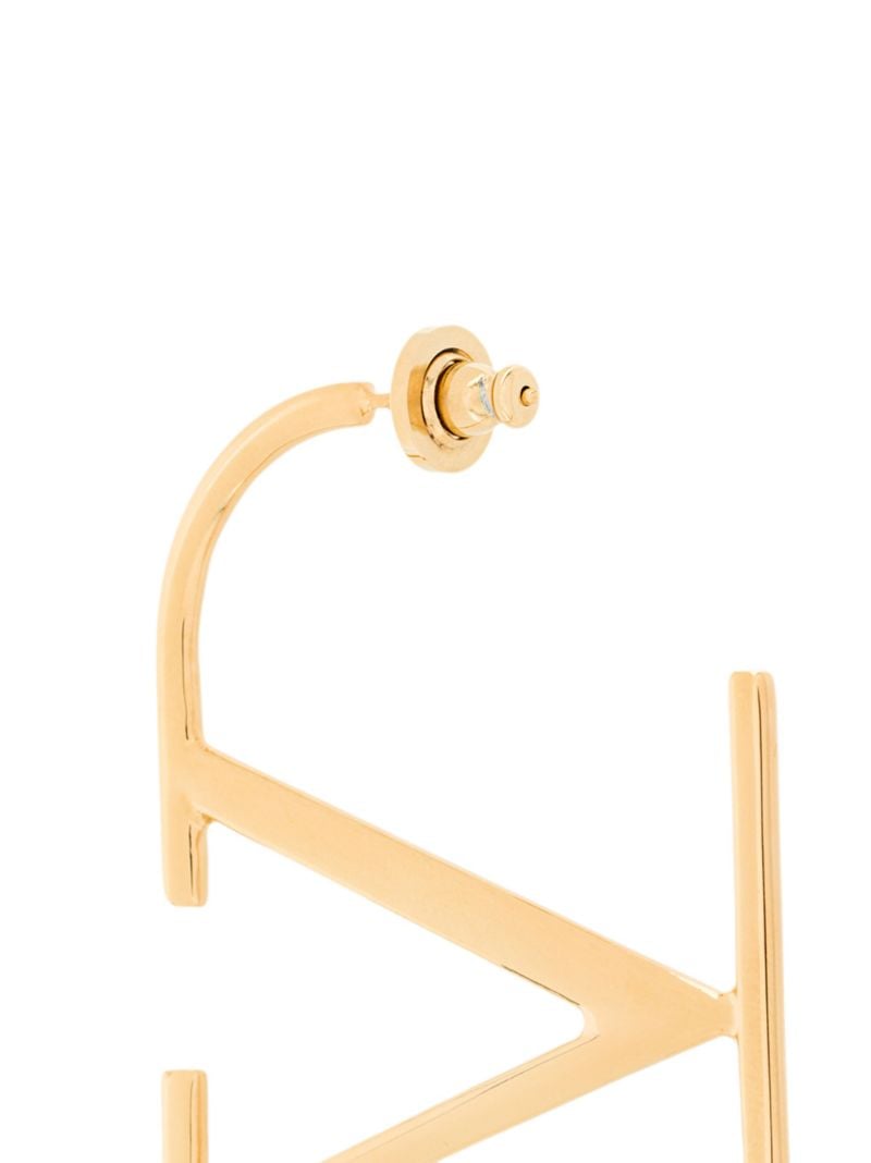 Gold-tone Vlogo Signature Earrings