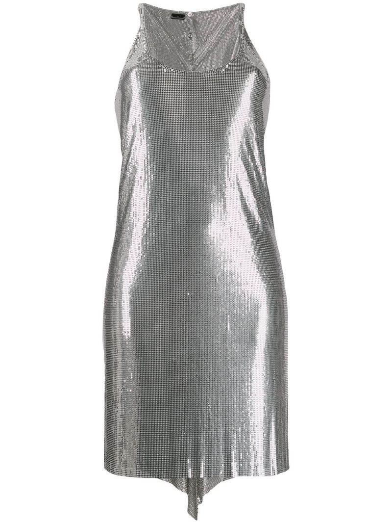 Metallic-mesh Dress