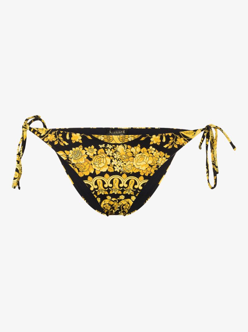 Baroque Print Bikini Bottoms
