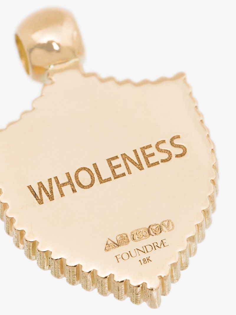 18k Yellow Gold Wholeness Baby Crest Charm