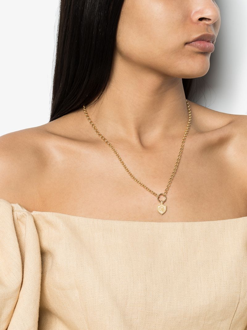 18k Yellow Gold Wholeness Baby Crest Charm