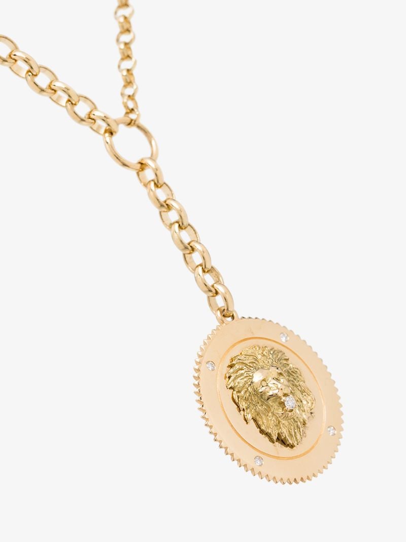 18k Yellow Gold Strength Heavy Belcher Chain Diamond Necklace