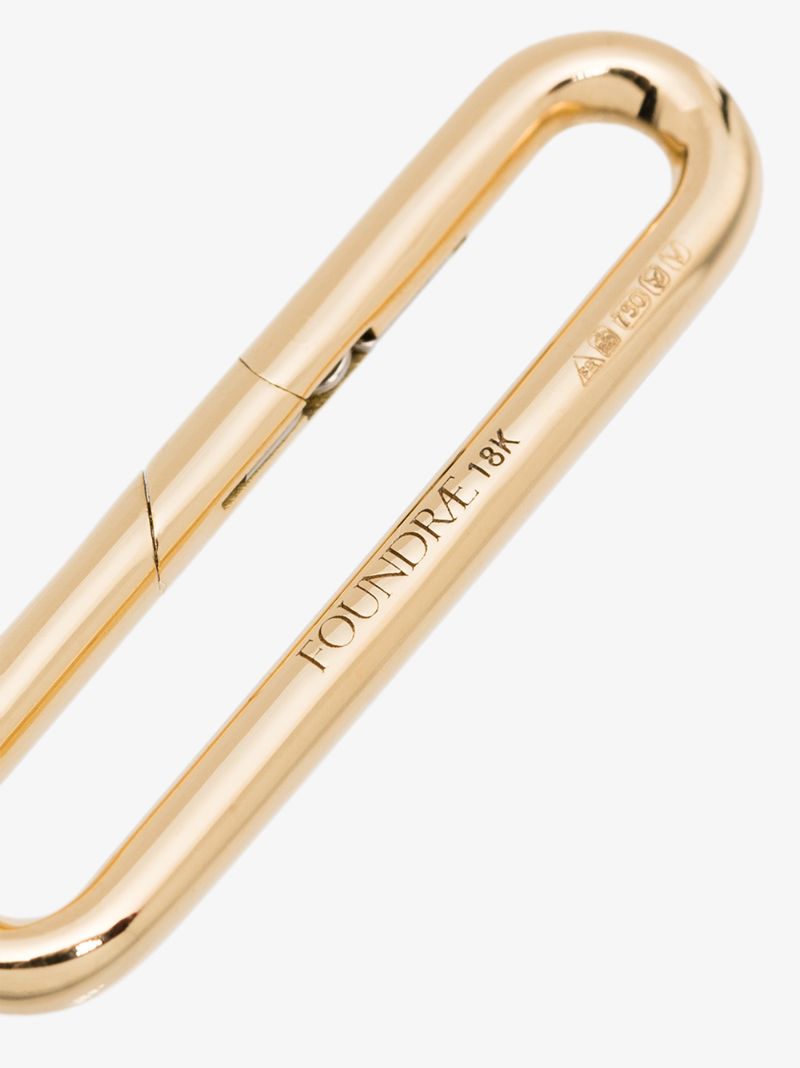 18k Yellow Gold Oversized Clip Annex Link