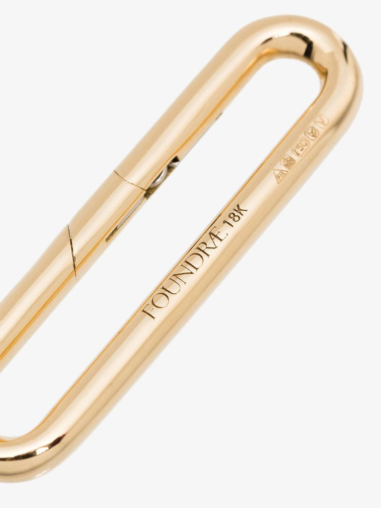 18k Yellow Gold Oversized Clip Annex Link