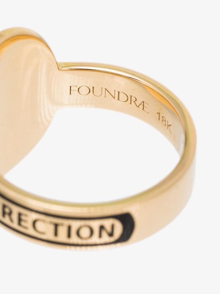 18k Yellow Gold Course Correction Diamond Ring