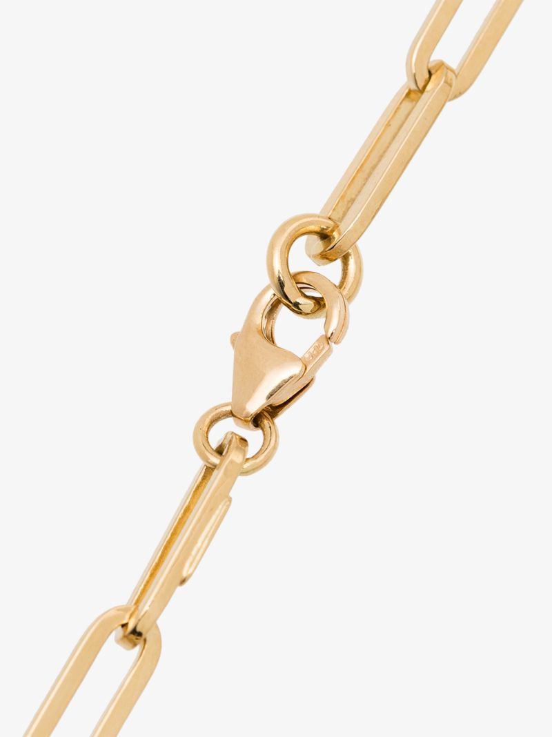 18k Yellow Gold Star Disk Diamond Bracelet