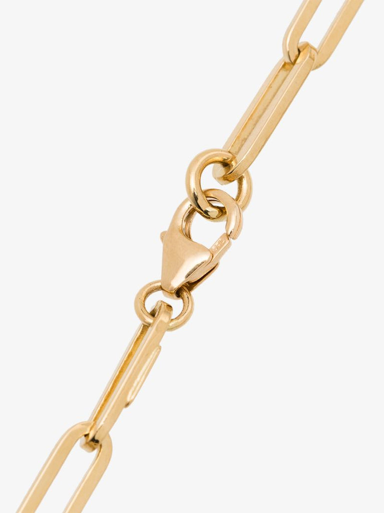 18k Yellow Gold Star Disk Diamond Bracelet