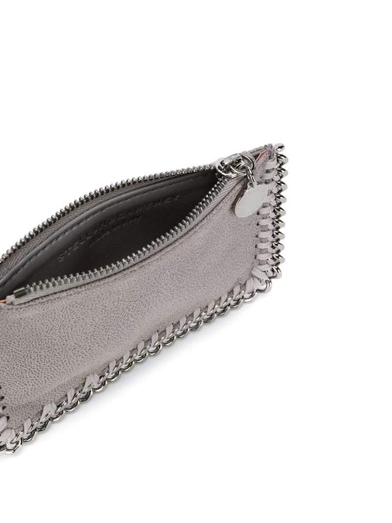 Grey Falabella Zip Up Wallet