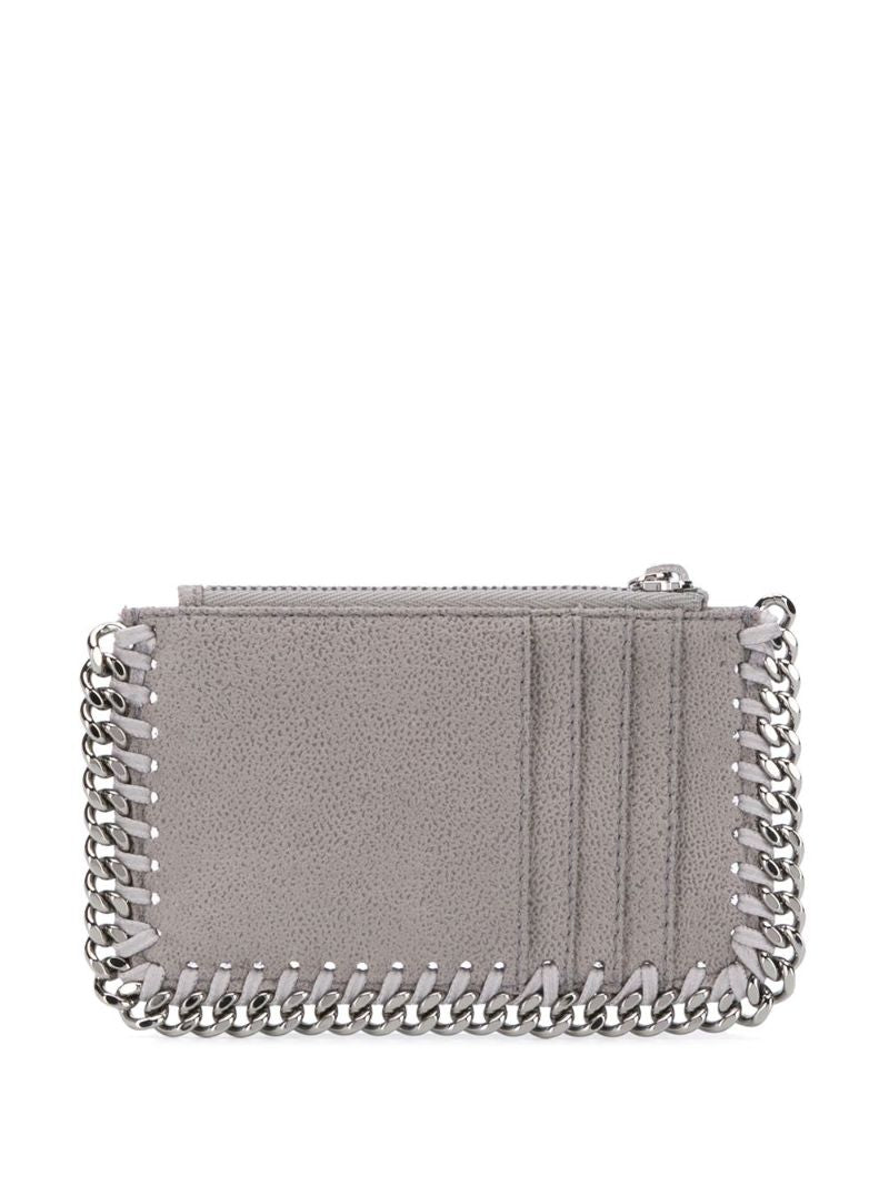 Grey Falabella Zip Up Wallet