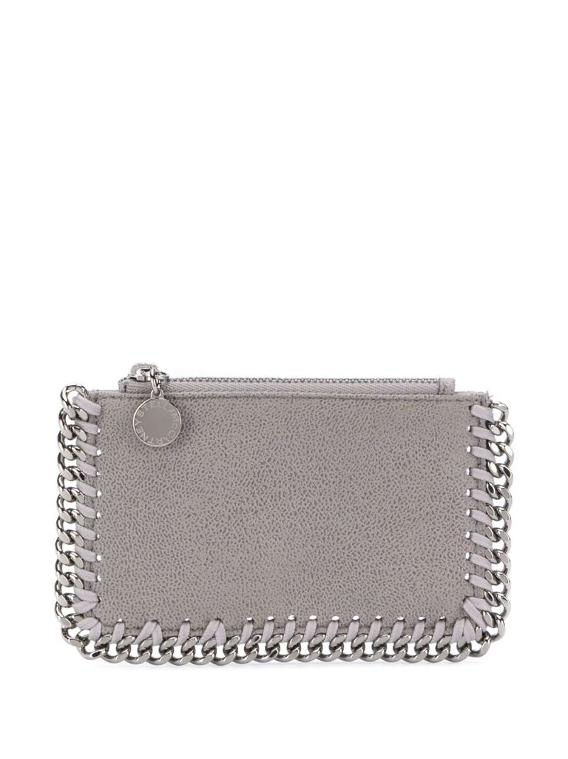 Grey Falabella Zip Up Wallet