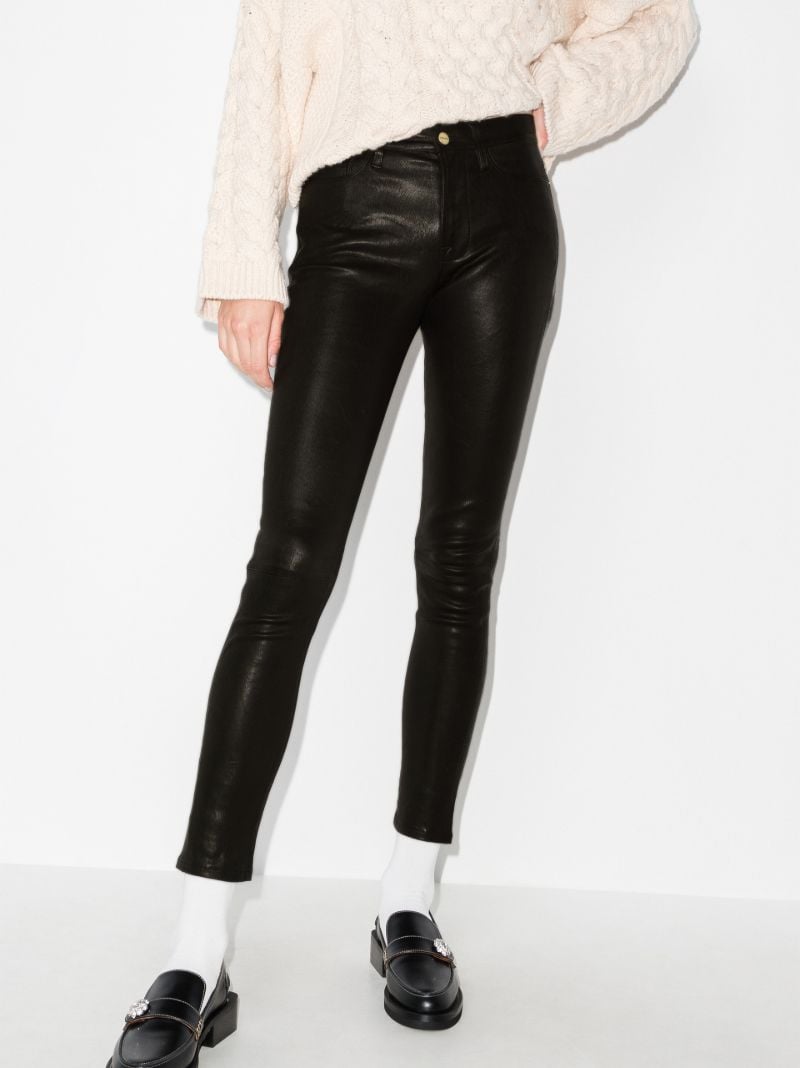 Le High Skinny Leather Trousers