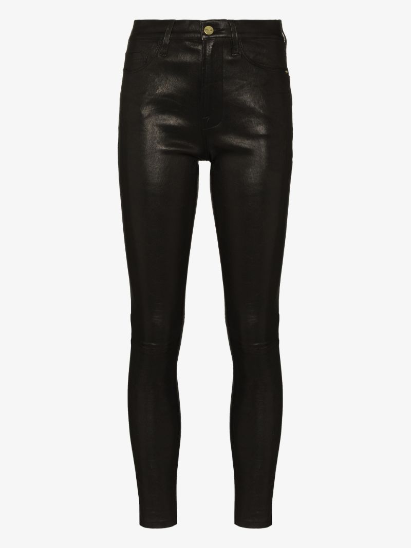 Le High Skinny Leather Trousers