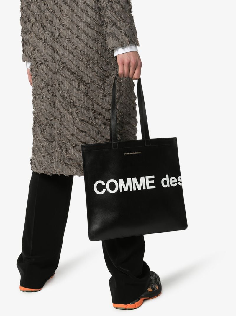 Black Logo Tote Bag