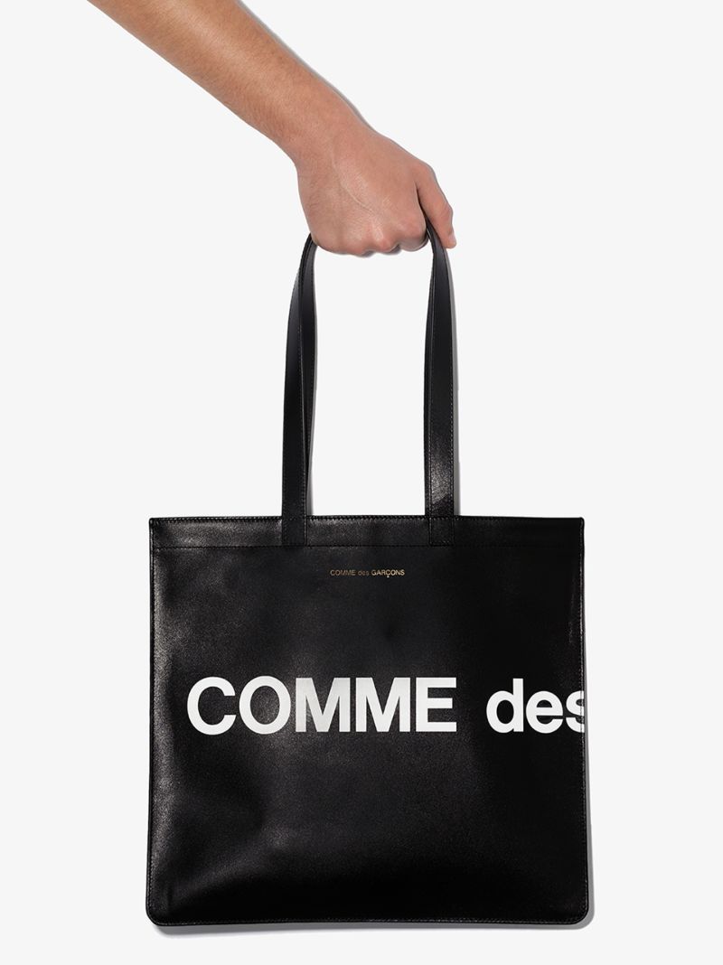 Black Logo Tote Bag