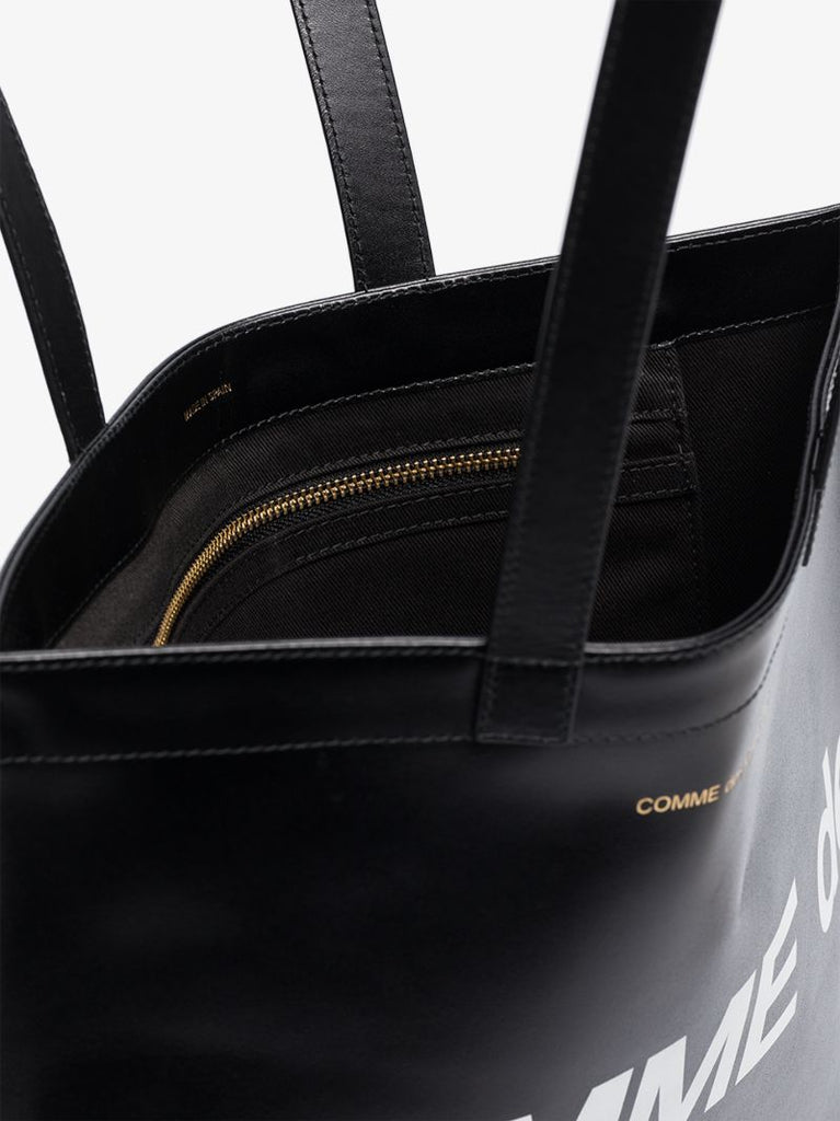 Black Logo Tote Bag