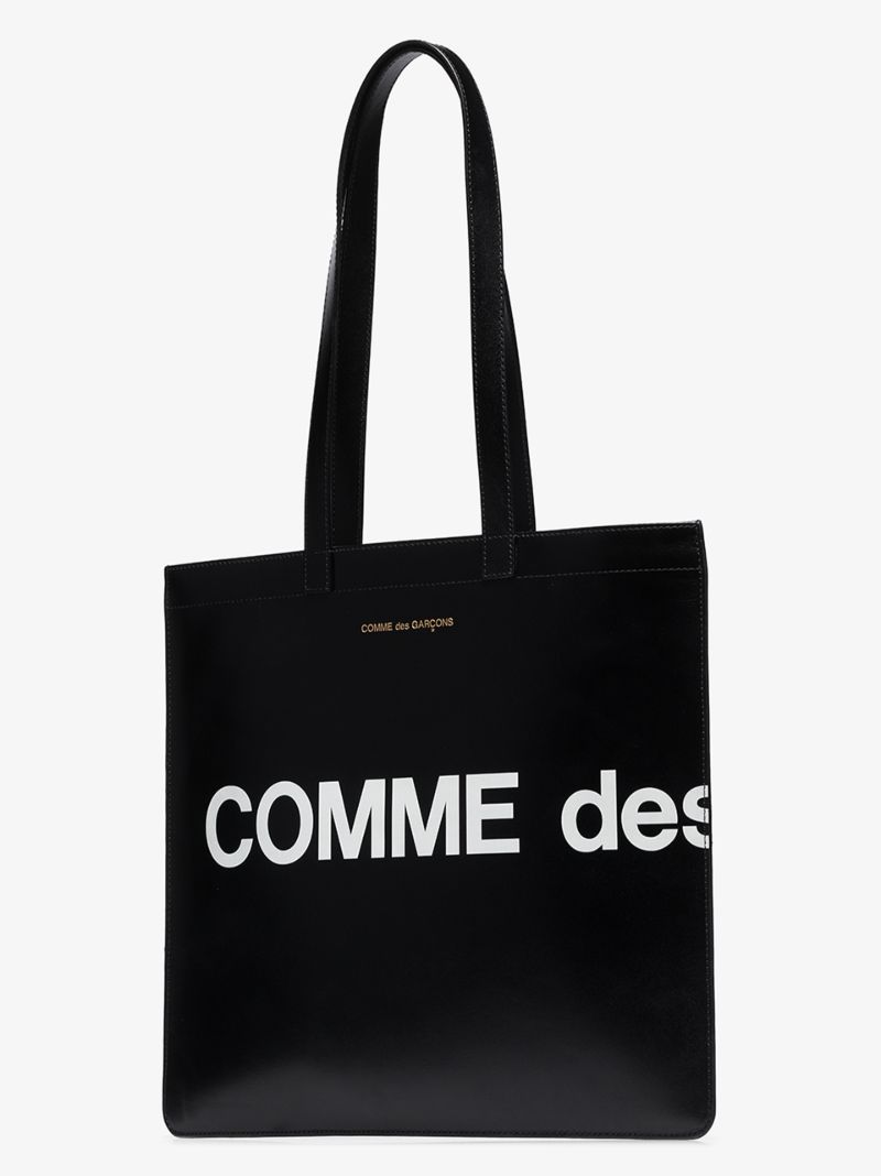 Black Logo Tote Bag