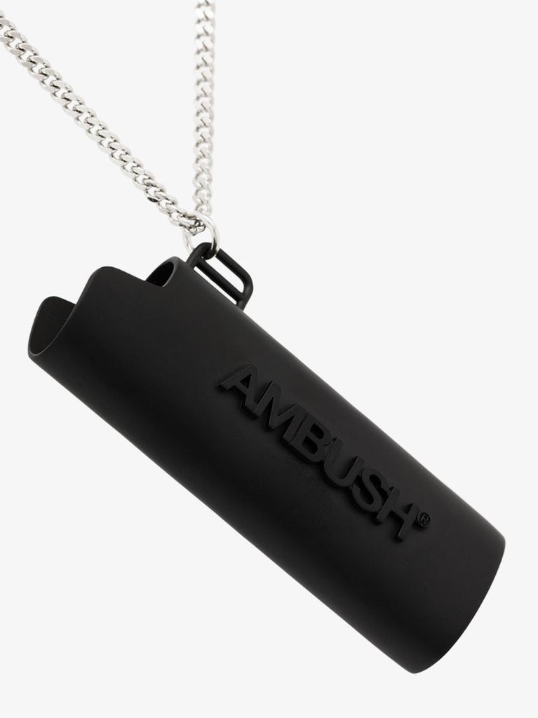 Black Large Lighter Case Necklace