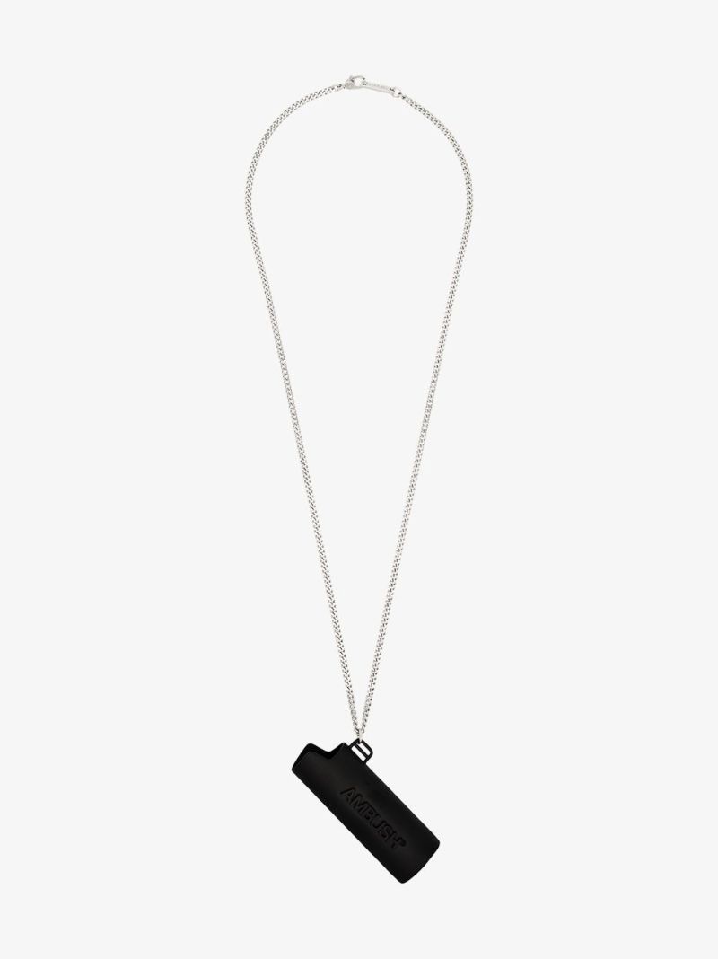 Black Large Lighter Case Necklace