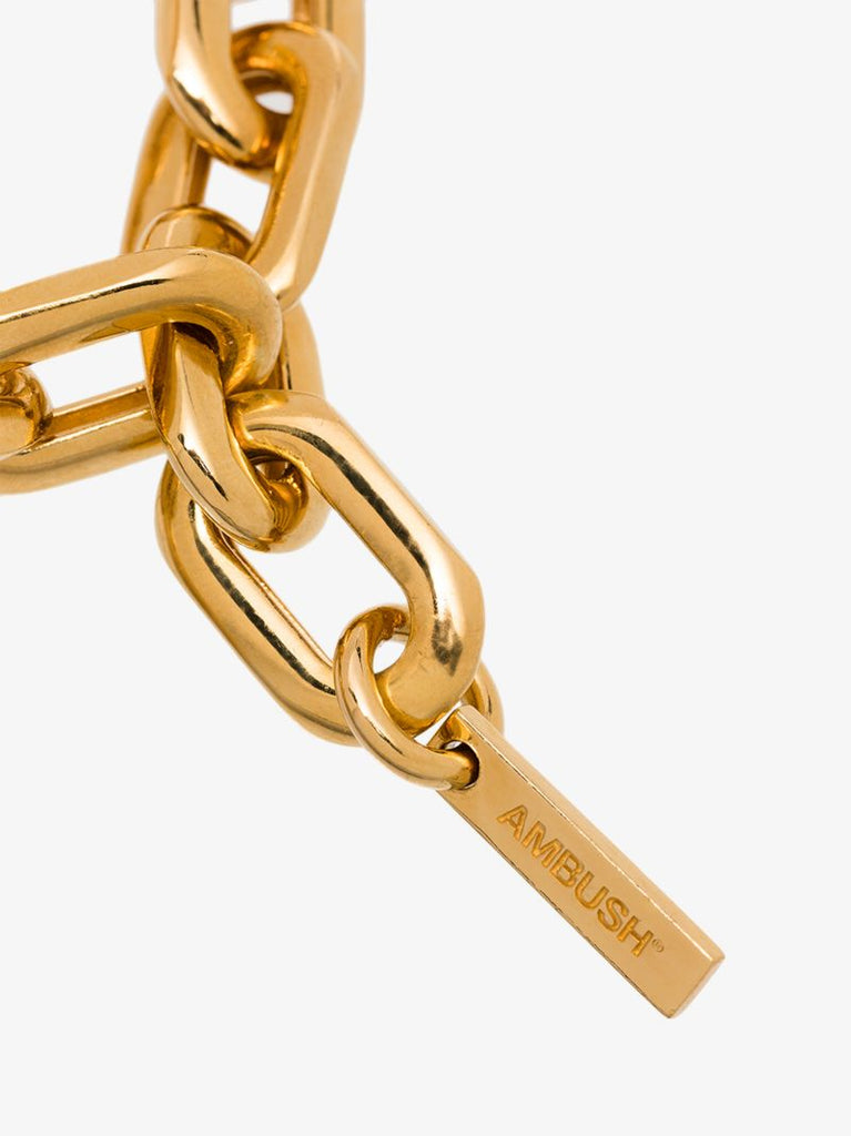 Gold-plated Heart Padlock Bracelet