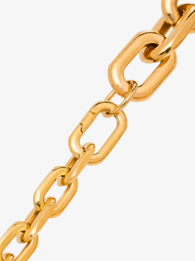Gold-plated Heart Padlock Necklace