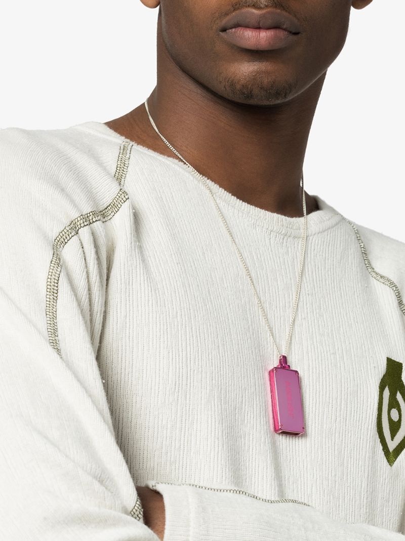 Sterling Silver Usb Pendant Necklace
