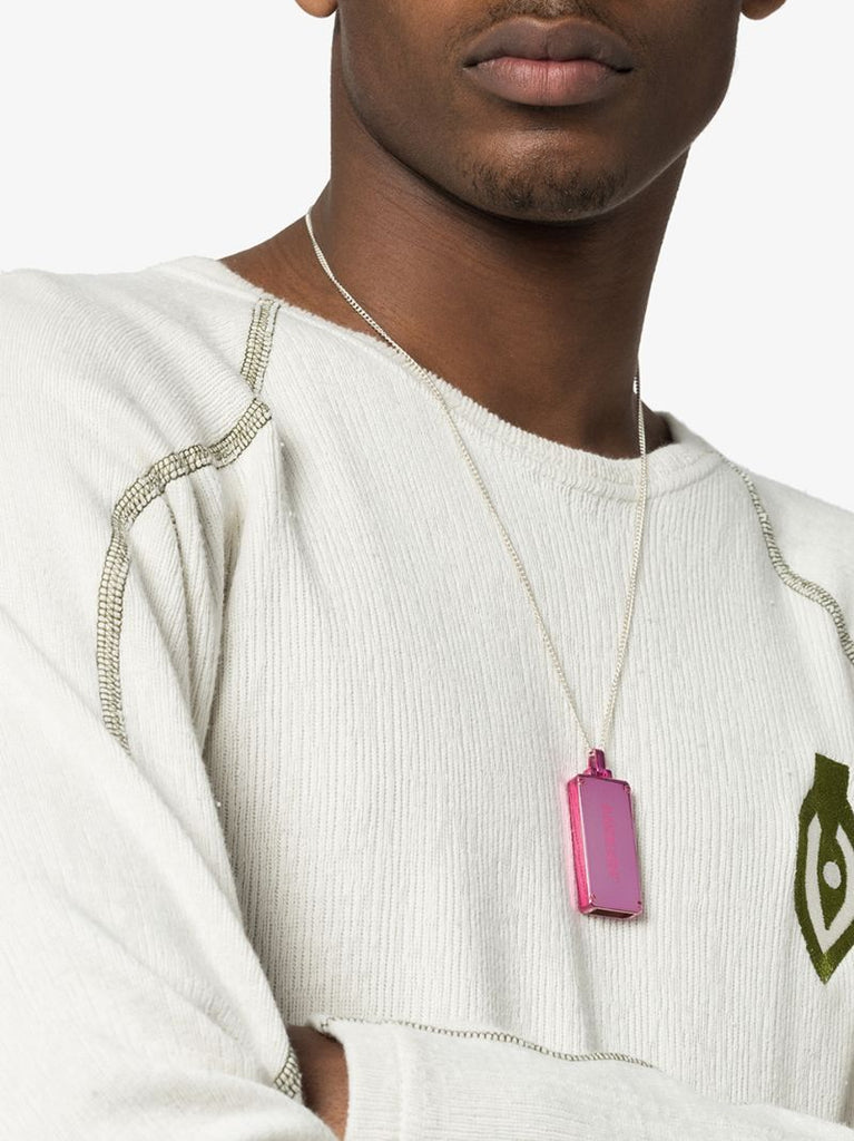 Sterling Silver Usb Pendant Necklace
