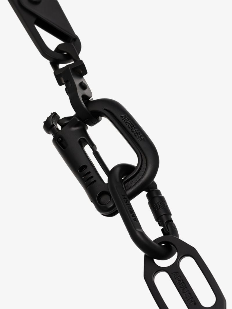 Black Carabiner Chain Necklace