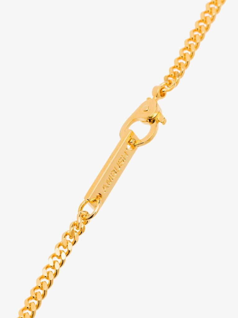 Gold Tone Large Lighter Case Necklace