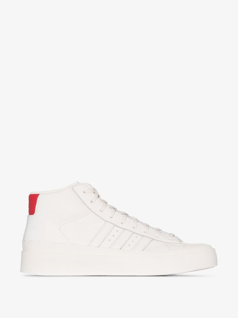 White Pro Model Leather Sneakers