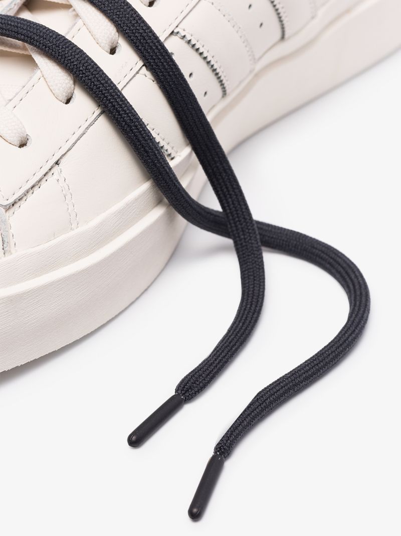 White Pro Model Leather Sneakers