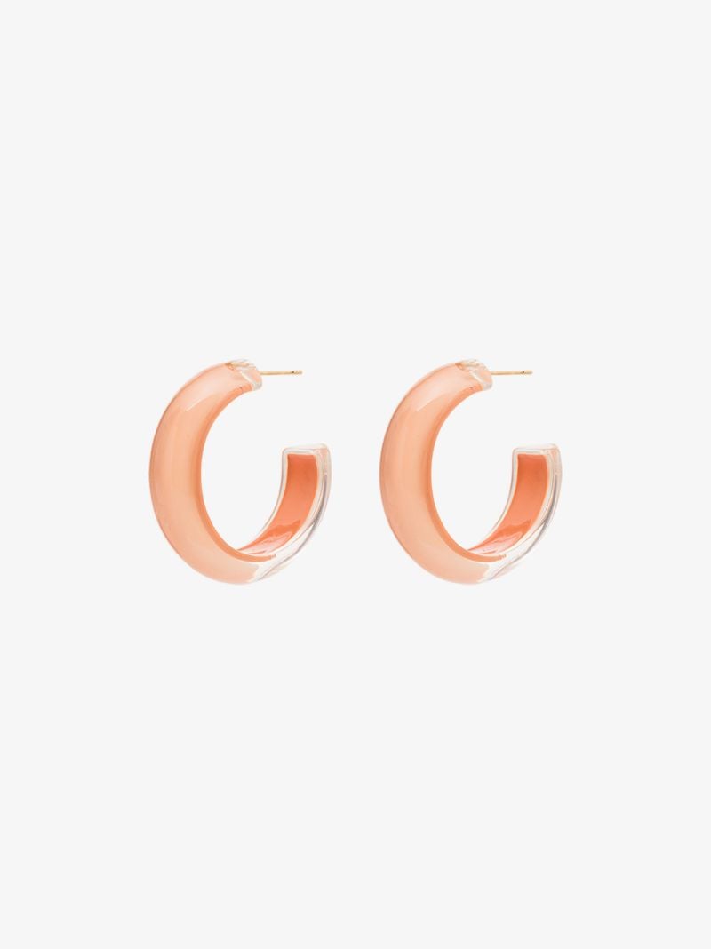 Gold-plated Jelly Small Hoop Earrings