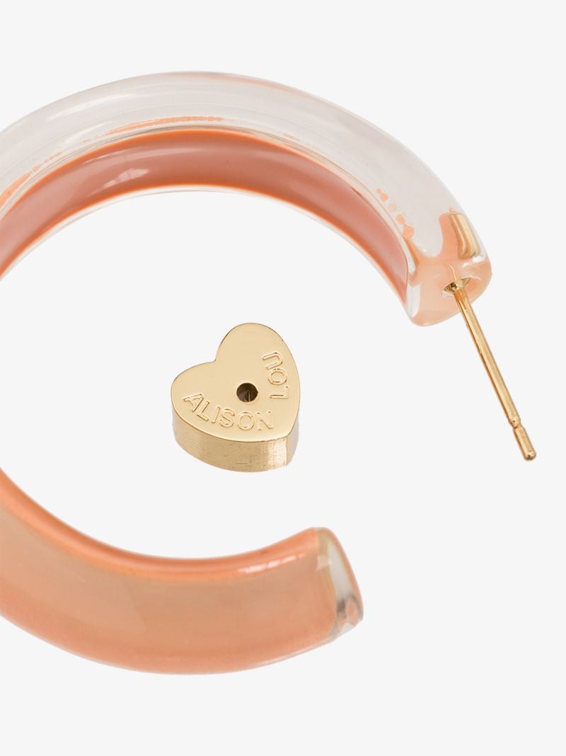 Gold-plated Jelly Small Hoop Earrings