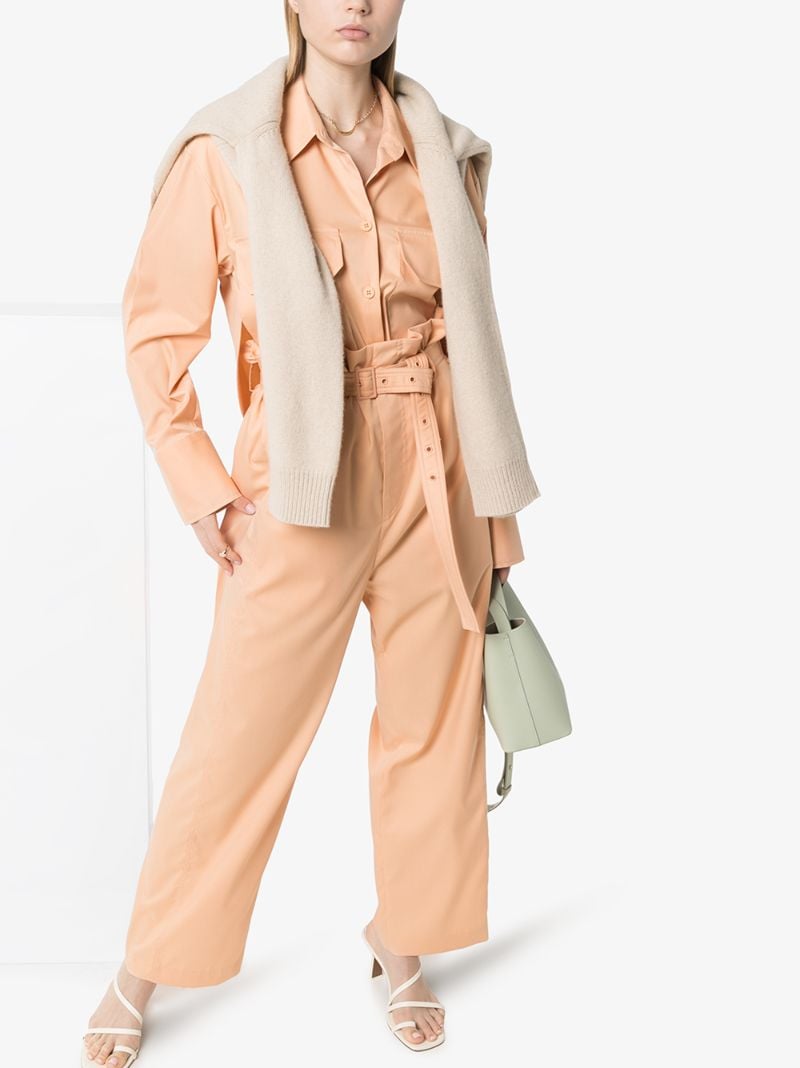 Belted Paper Bag Trousers