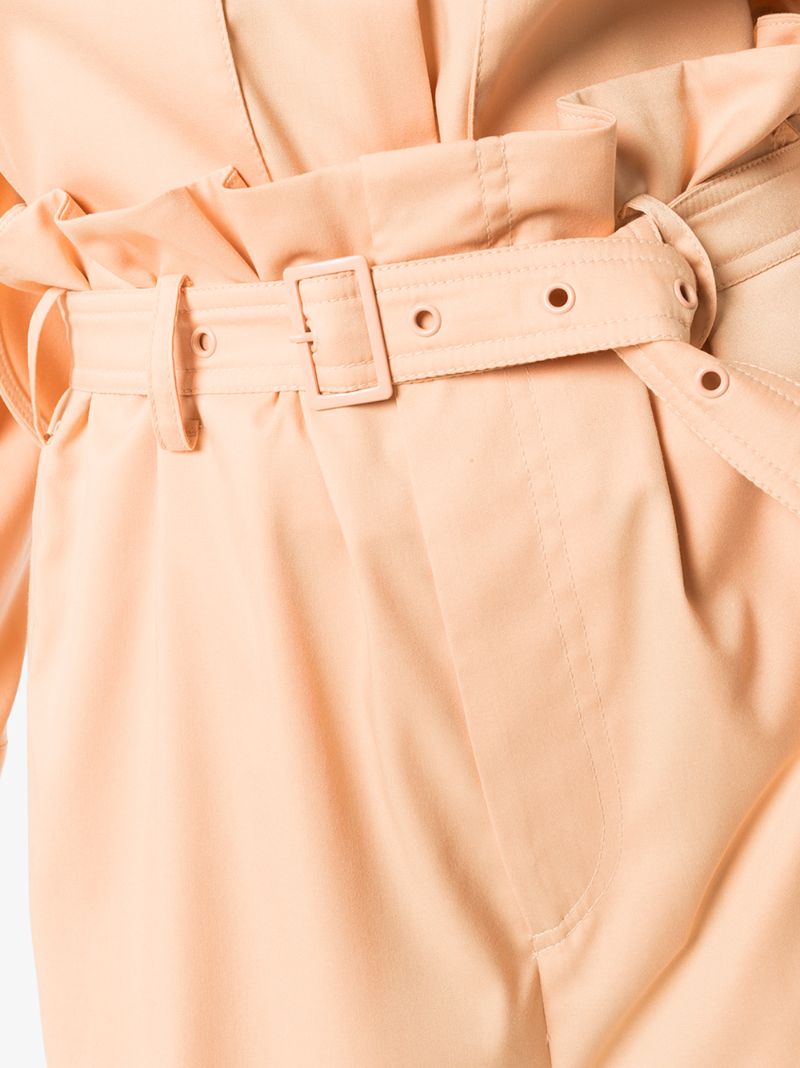 Belted Paper Bag Trousers