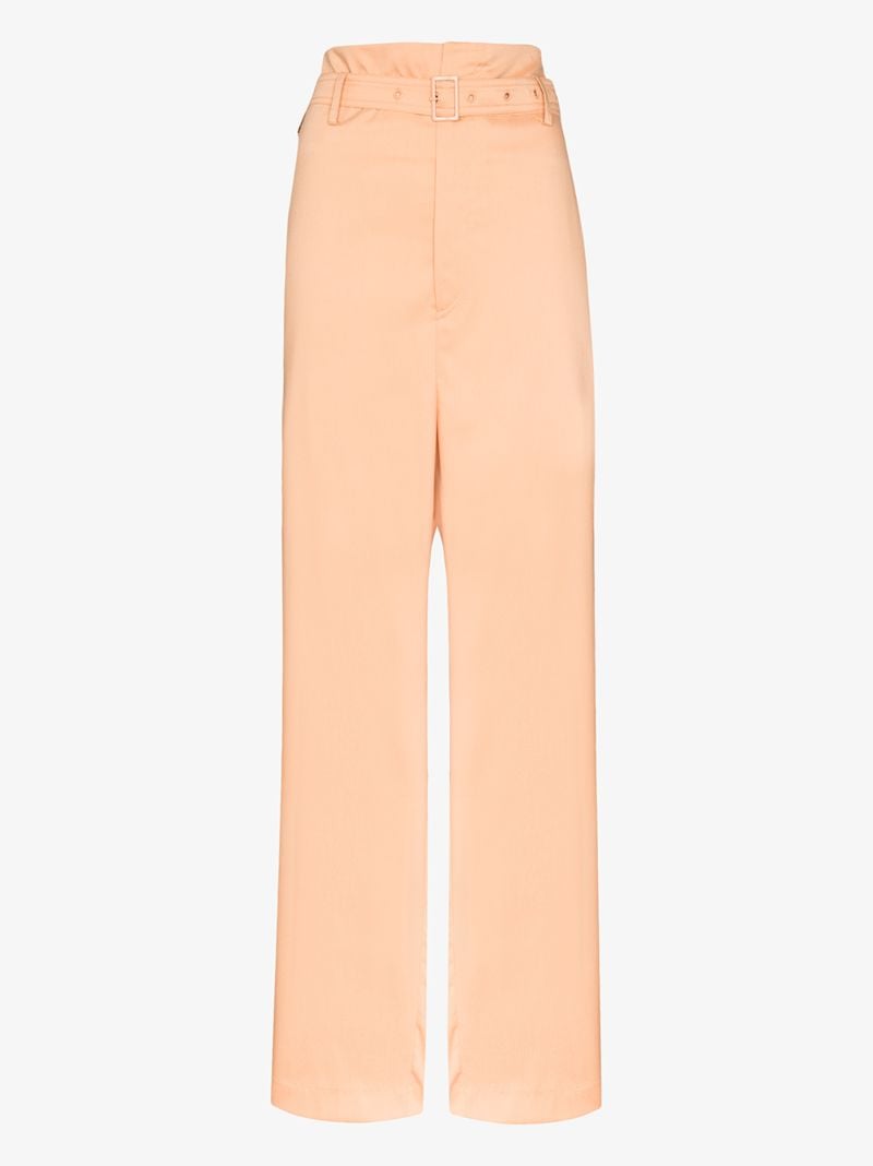Belted Paper Bag Trousers