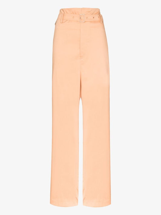 Belted Paper Bag Trousers