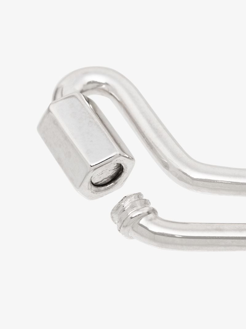 14k White Gold Regular Boomerang Lock Charm