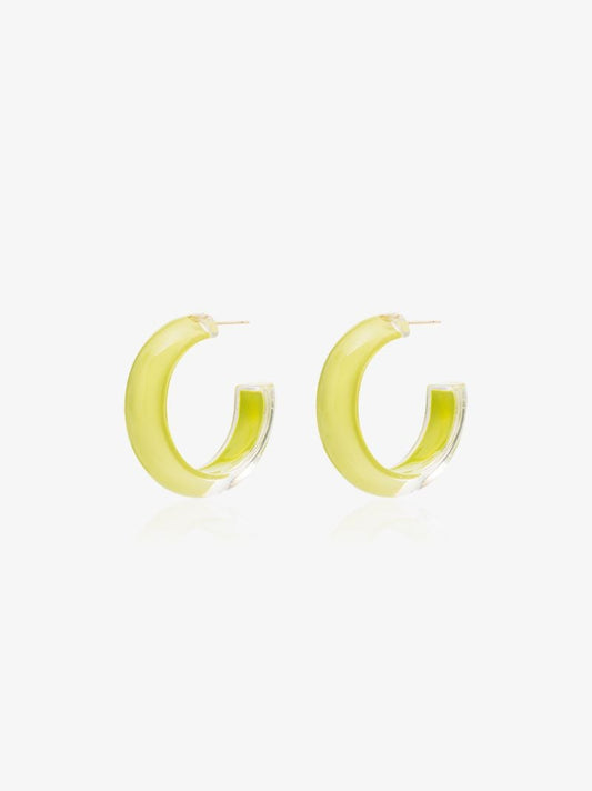 Gold-plated Jelly Small Hoop Earrings