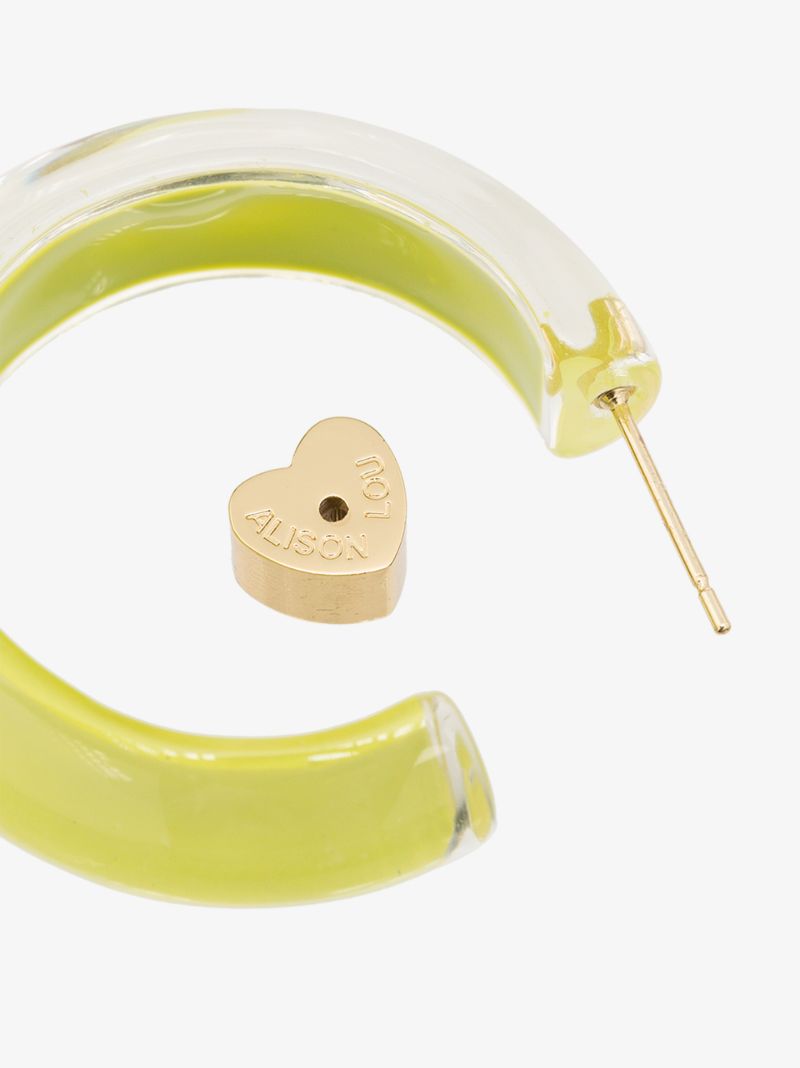Gold-plated Jelly Small Hoop Earrings