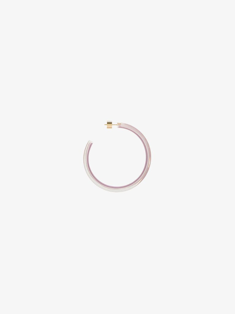 Gold-plated Jelly Medium Hoop Earrings