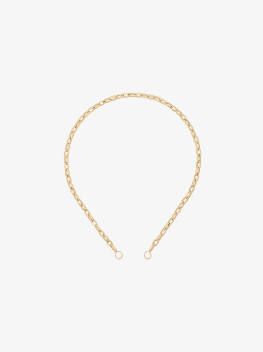 14k Yellow Gold Biker Chain Necklace