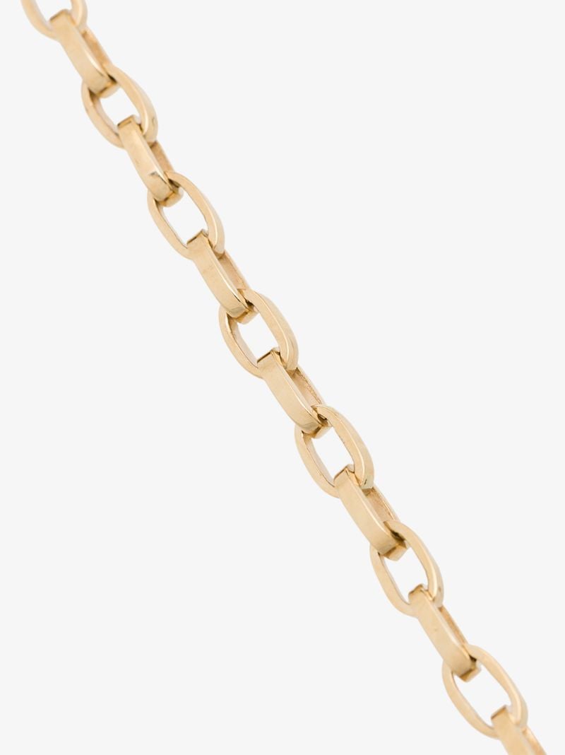 14k Yellow Gold Biker Chain Necklace